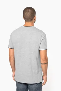 Kariban Heren-T-shirt piqué V-hals – foto 2