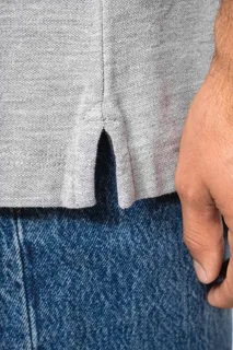 Kariban Heren-T-shirt piqué V-hals – foto 5