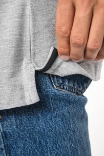 Kariban Heren-T-shirt piqué V-hals – foto 6