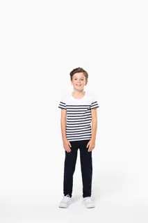 Kariban Matrozenshirt ronde hals Bio – foto 5