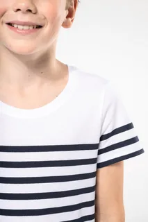 Kariban Matrozenshirt ronde hals Bio – foto 3