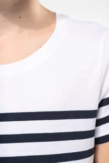 Kariban Matrozenshirt ronde hals Bio – foto 4