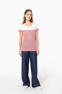 Kariban Marine-T-shirt ronde hals Bio dames – foto 8