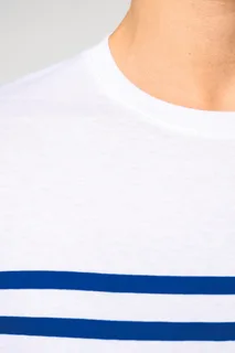 Kariban Men's Organic crew neck sailor T-shirt – foto 4