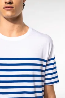 Kariban Men's Organic crew neck sailor T-shirt – foto 3