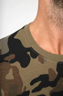 Kariban T-shirt camo korte mouwen – foto 4