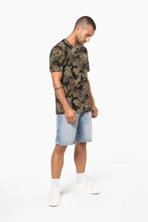 Kariban T-shirt camo korte mouwen – foto 6