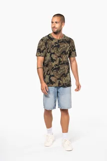 Kariban T-shirt camo korte mouwen – foto 5