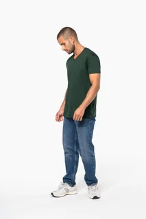 Kariban Heren-T-shirt BIO150 V-hals – foto 9