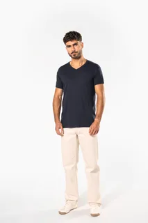 Kariban Heren-T-shirt BIO150 V-hals – foto 23