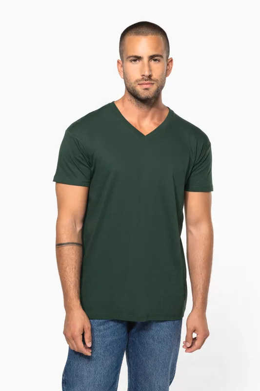 Kariban Heren-T-shirt BIO150 IC V-hals