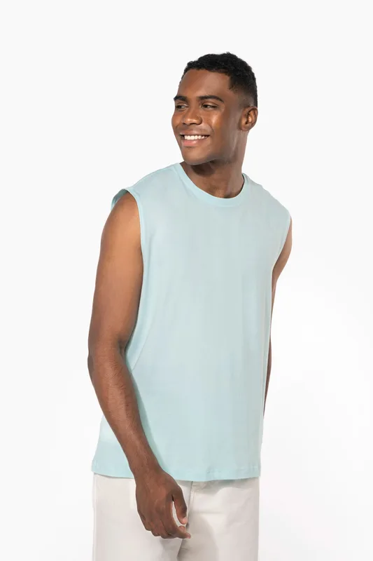 Kariban Mouwloos heren T-shirt Bio 150