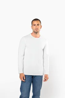 Kariban T-shirt ronde hals lange mouwen – foto 1