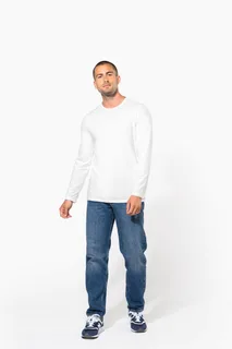 Kariban T-shirt ronde hals lange mouwen – foto 3