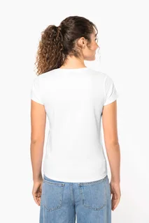 Kariban Dames-T-shirt V-hals korte mouwen – foto 17