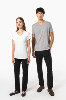 Kariban Dames-T-shirt V-hals korte mouwen – foto 8