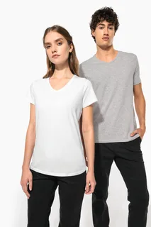 Kariban Dames-T-shirt V-hals korte mouwen – foto 6