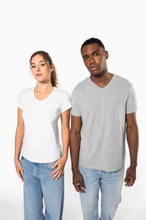 Kariban Dames-T-shirt V-hals korte mouwen – foto 11