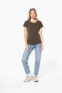 Kariban Dames-T-shirt ronde hals korte mouwen – foto 10