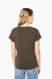 Kariban Dames-T-shirt ronde hals korte mouwen – foto 2