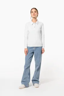 Kariban Ladies' long sleeve jersey polo shirt – foto 8