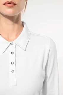 Kariban Ladies' long sleeve jersey polo shirt – foto 3