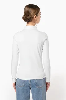 Kariban Ladies' long sleeve jersey polo shirt – foto 2