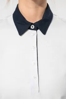 Kariban Tweekleurige damespolo jersey – foto 4