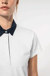 Kariban Tweekleurige damespolo jersey – foto 3