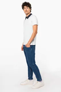 Kariban Men's two-tone jersey polo shirt – foto 6