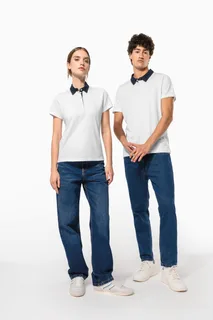 Kariban Tweekleurige damespolo jersey – foto 9
