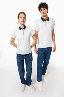 Kariban Tweekleurige damespolo jersey – foto 8