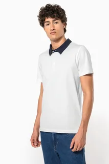 Kariban Men's two-tone jersey polo shirt – foto 1