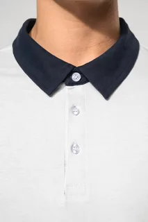 Kariban Men's two-tone jersey polo shirt – foto 4