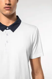 Kariban Men's two-tone jersey polo shirt – foto 3