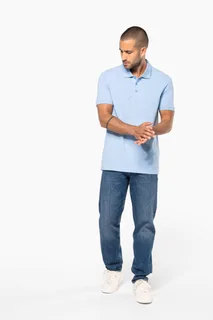 Kariban Men's short-sleeved piqué polo shirt – foto 3