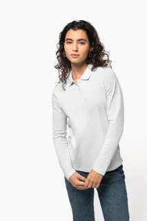Kariban Ladies' long-sleeved polo shirt – foto 5