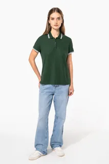 Kariban Ladie's short-sleeved poloshirt with contrasting piping – foto 7