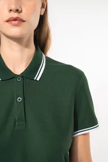 Kariban Ladie's short-sleeved poloshirt with contrasting piping – foto 4