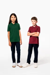 Kariban Kids Bio180 pique polo shirt – foto 4
