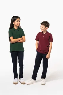 Kariban Kids Bio180 pique polo shirt – foto 5