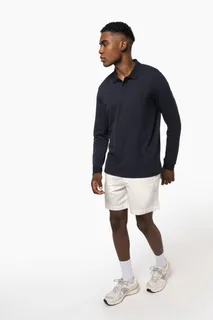 Kariban Bio180 piqué herenpolo lange mouwen – foto 11