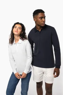 Kariban Bio180 piqué herenpolo lange mouwen – foto 10