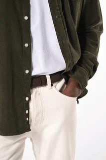 Kariban Men's long-sleeved corduroy shirt – foto 6