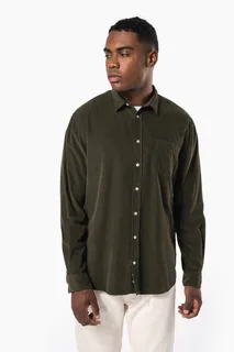 Kariban Men's long-sleeved corduroy shirt – foto 10