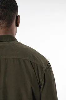 Kariban Men's long-sleeved corduroy shirt – foto 7