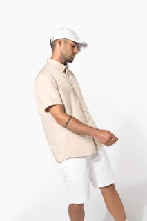 Kariban Men's Ariana III short-sleeved cotton shirt – foto 8