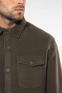 Kariban Overshirt van fleece met sherpavoering – foto 3