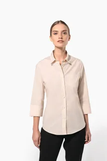 Kariban Ladies’ easy-care 3/4 sleeve polycotton poplin shirt – foto 1