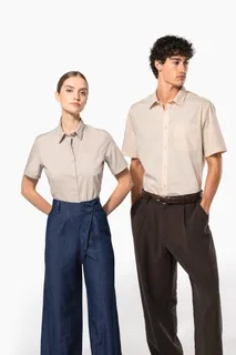 Kariban Men's easy-care short sleeve polycotton poplin shirt – foto 10